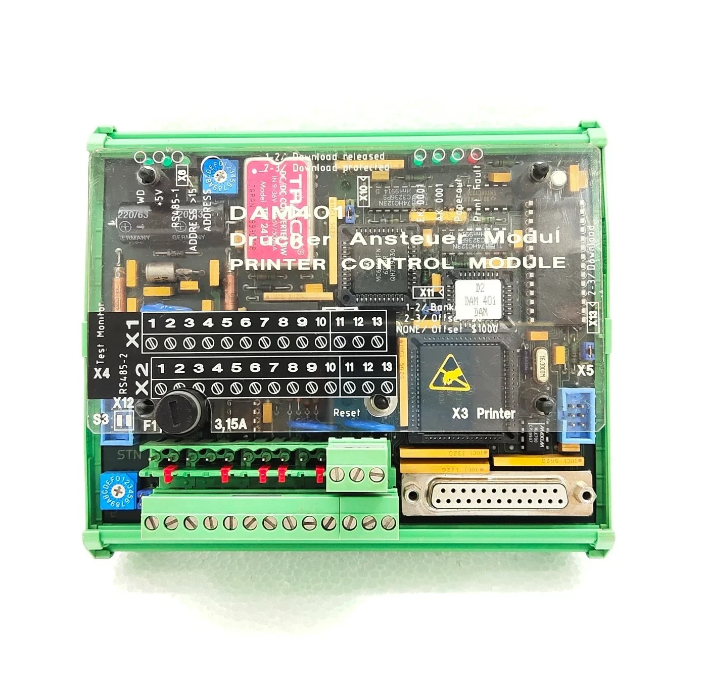STN ATLAS MARINE ELECTRONICS DAM 401 PRINTER CONTROL MODULE