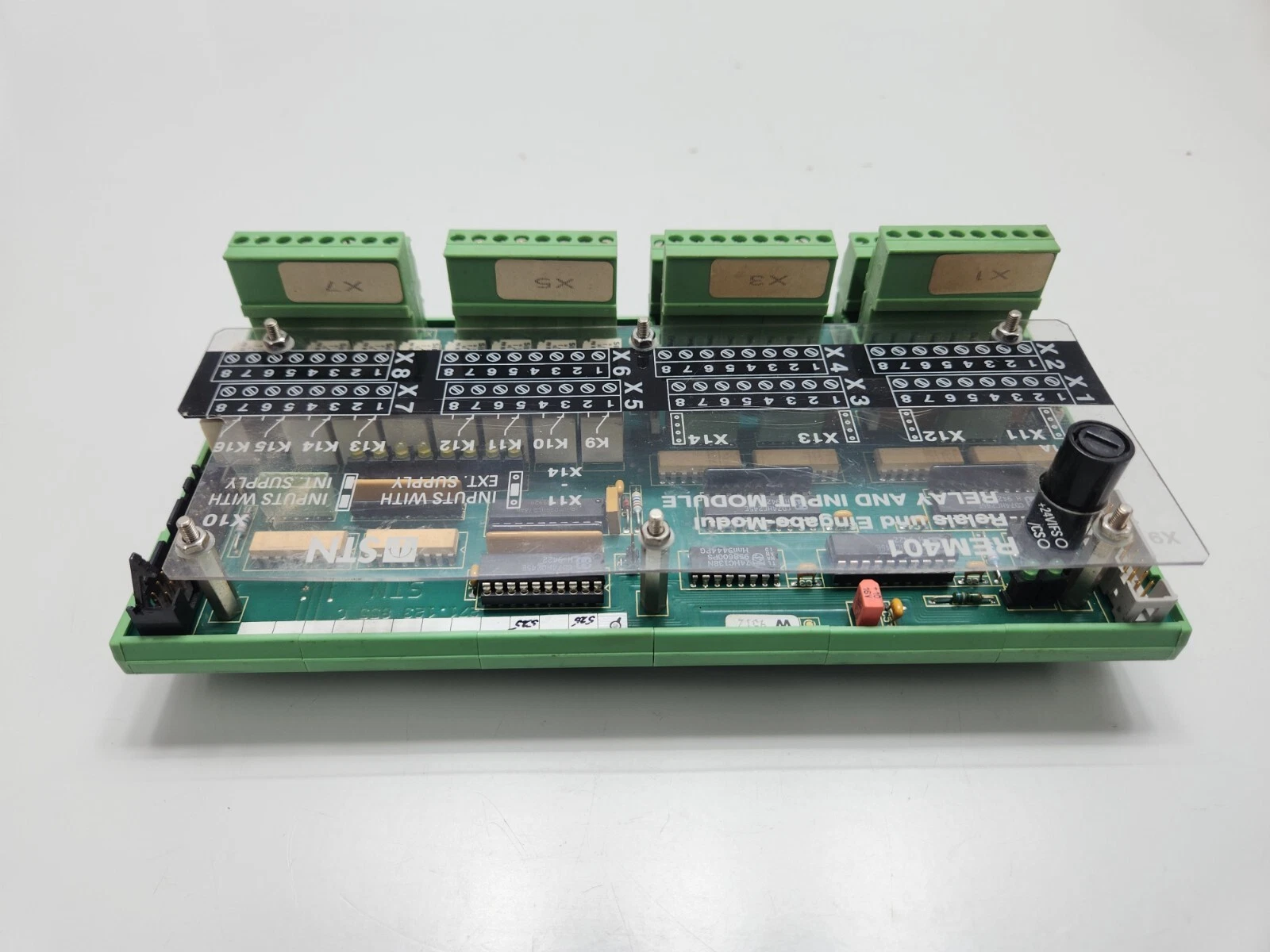 STN SYSTEMTECHNIK NORD REM 401 RELAY AND INPUT MODULE 271.123 854.D