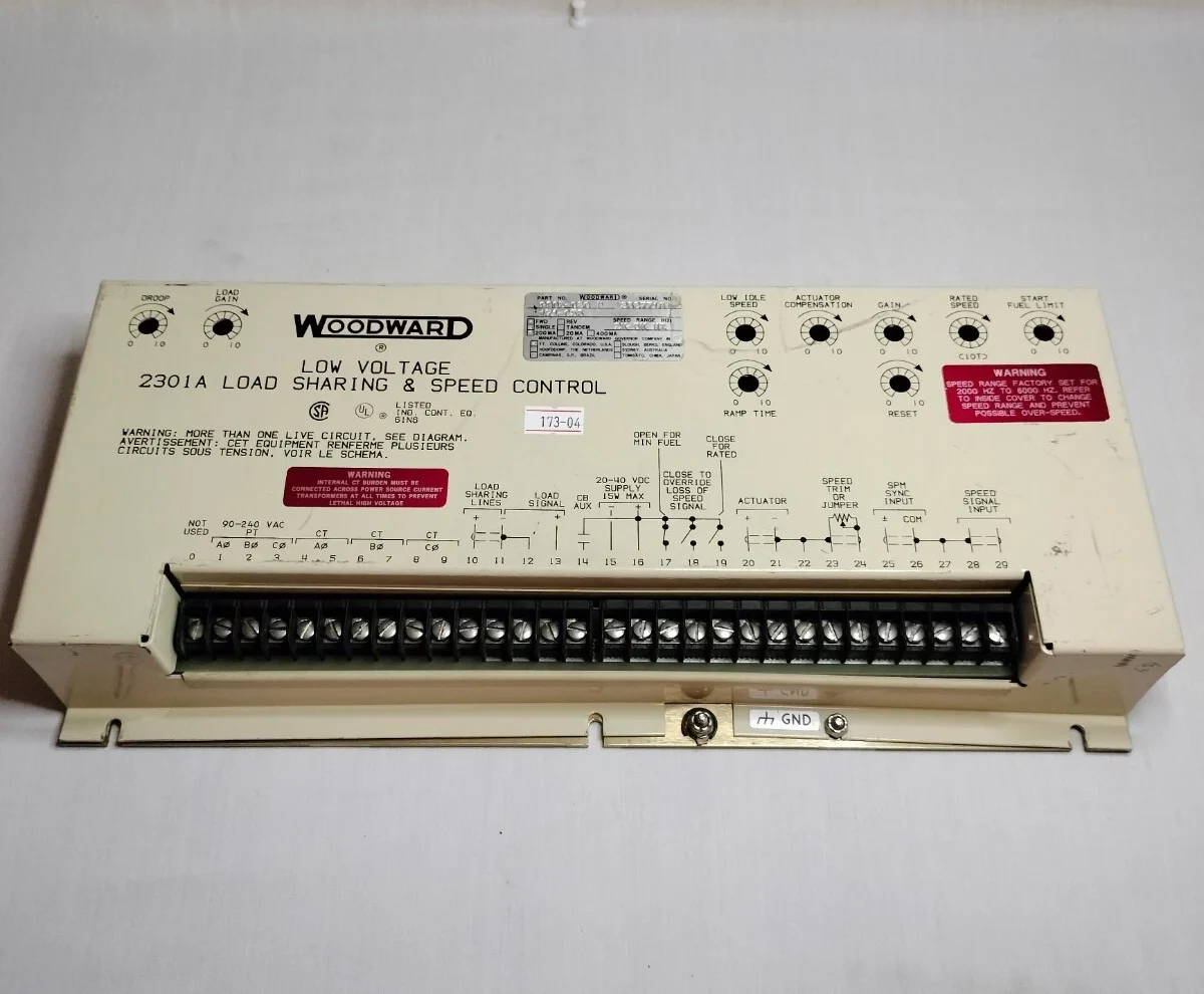 Woodward 9905-020 P 9905020P Low Voltage 2301A Load Sharing & Speed Control
